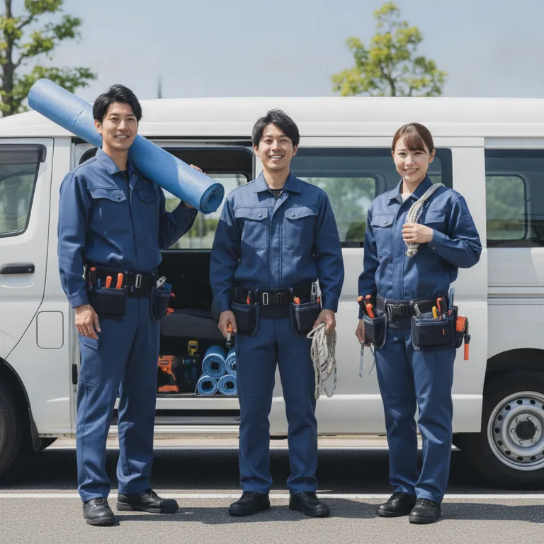 屋根のシート掛け Kameoka